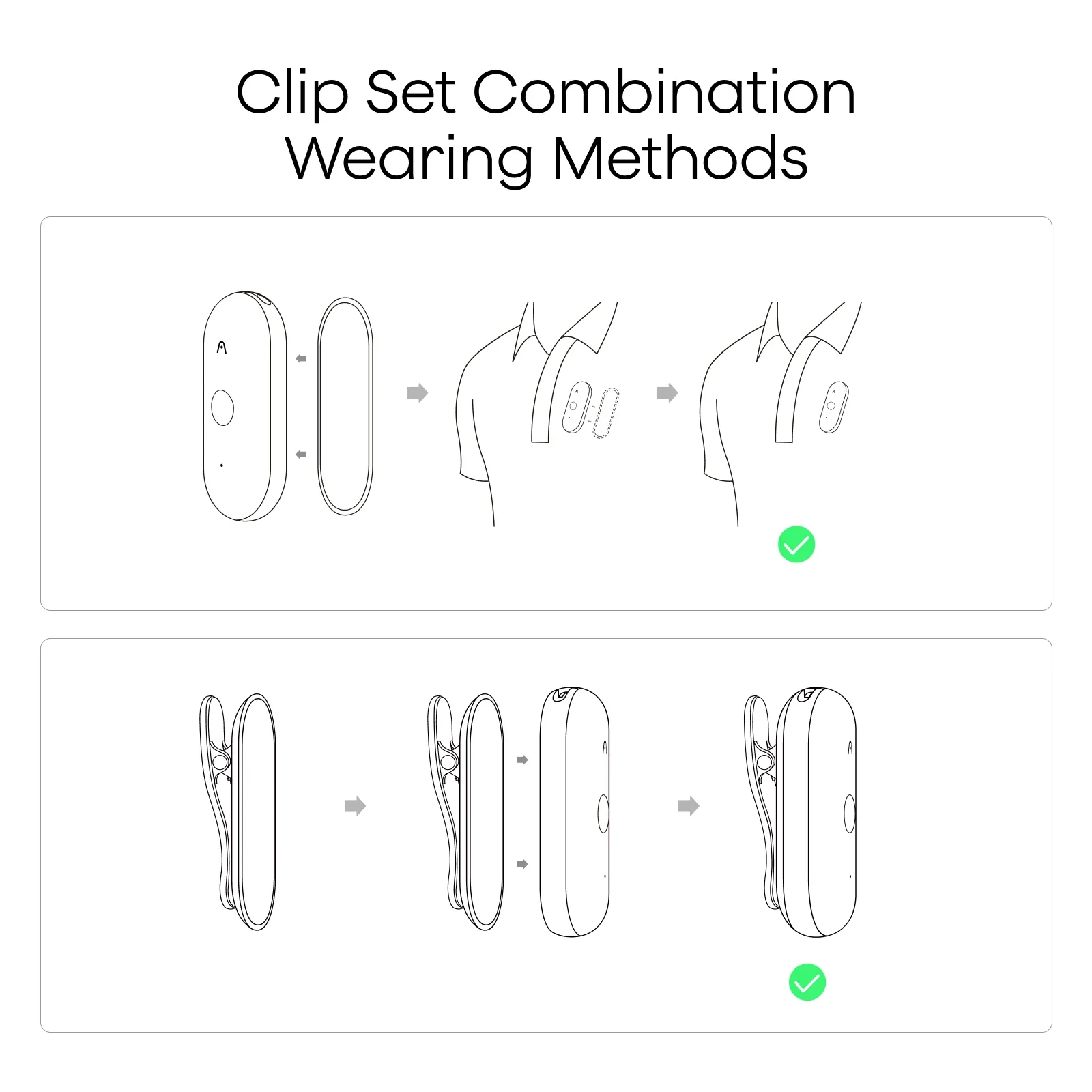Clip & Magnetic Pin for Plaud NotePin|Plaud NotePin S - Image 3